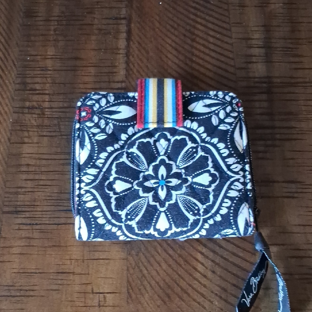 Black and White Patterned Wallet Vera Bradley